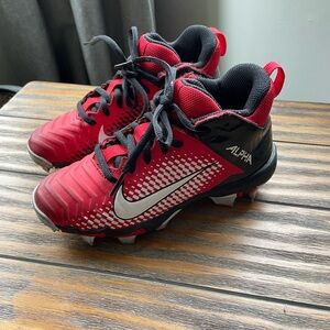 Nike Alpha Menace 2 Shark football cleats - boys size 13